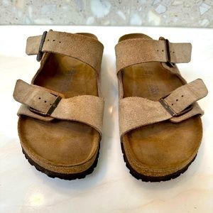 Birkenstock Mens Arizona Suede Sandals